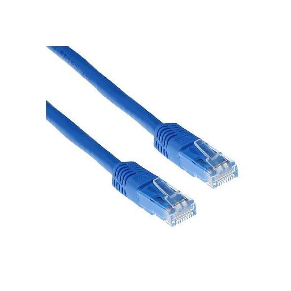 Cablu de retea cu conectori RJ45, albastru, 5M, 8P8C