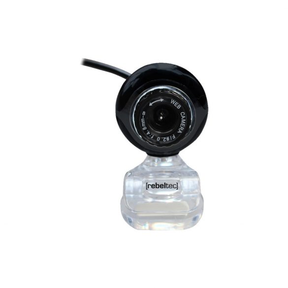 Webcam Rebeltec Vision cu microfon, negru