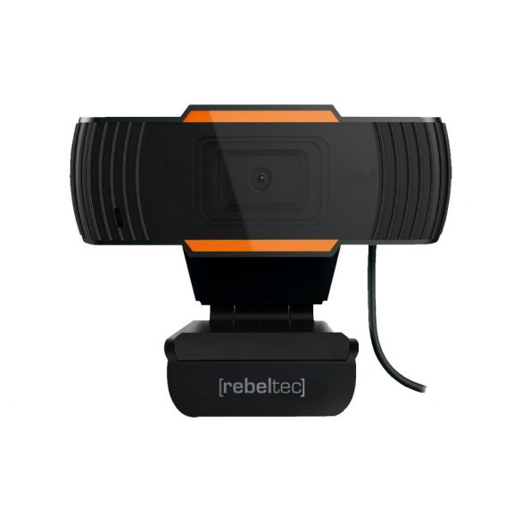 Webcam Rebeltec Live HD cu microfon, negru