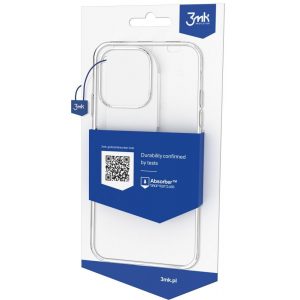 Husa din silicon pentru iPhone 12 / 12 Pro (6,1"), transparenta, 1,2 mm, husa transparenta 3MK