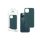 Husă din silicon pentru iPhone 12 / 12 Pro (6,1 inchi), husă din spate, verde, 3MK Mat