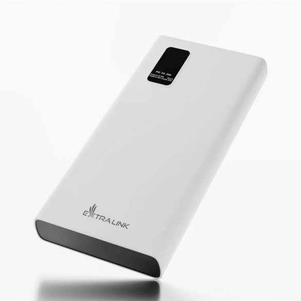 Power bank cu mufa 2XUSB / Type-C / Micro USB, 10000mAh, alb, Extralink EPB-067B