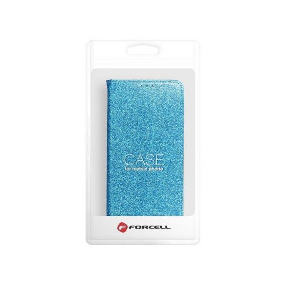 Carcasa magnetica pentru iPhone 11 Pro Max (6,5") cu sclipici albastru