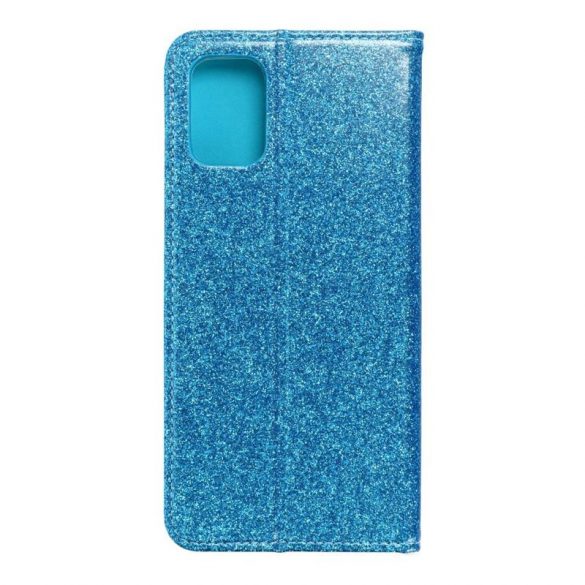 Carcasa magnetica pentru iPhone 11 Pro (5,8") cu sclipici albastru