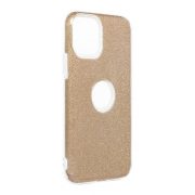   Husă din silicon pentru iPhone 11 Pro (5,8"), cu sclipici, capac din spate, auriu, Strălucitor