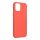 Husa din silicon pentru iPhone 11 Pro Max (6,5"), carcasa din spate, roz coral, mat, interior din velur, Forcell Silicone Lite