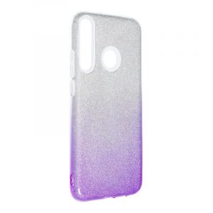 Husa din silicon Huawei P40 Lite E / Y7P, sclipici, husa din spate, violet-argintiu, stralucitoare