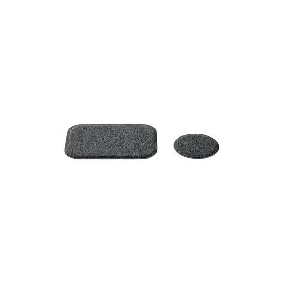 Tabla metalica cu capac din piele, pentru suport magnetic, neagra