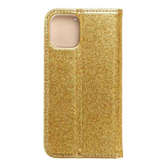 Samsung G998 Galaxy S21 Ultra aur glitter magnetic husă carte