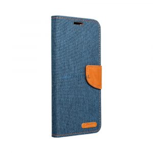 Husă pentru telefon Samsung Galaxy S21 Plus, husă carte, husă cu deschidere laterală, închidere magnetică, albastru, SM-G996, Smart Canvas