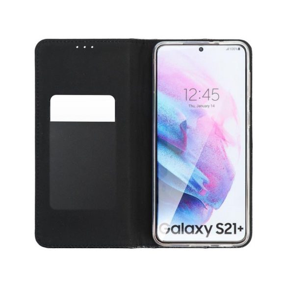 Carcasa magnetica cu sclipici neagra Samsung A725 Galaxy A72 4G / A726 Galaxy A72 5G