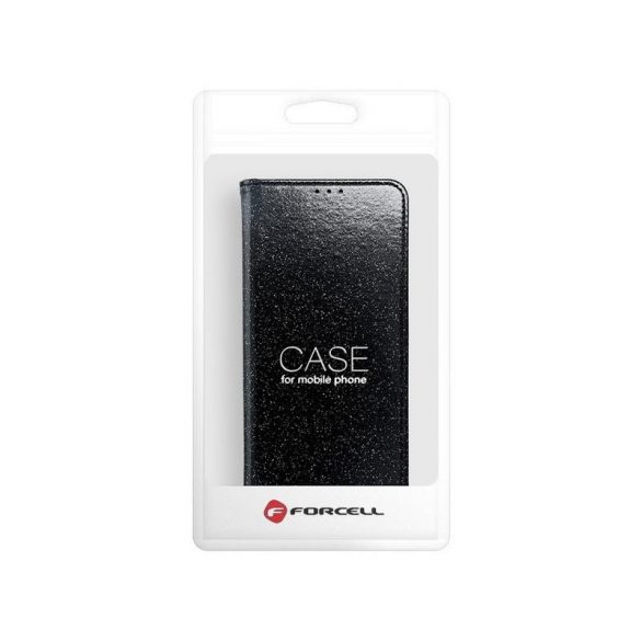 Carcasa magnetica cu sclipici neagra Xiaomi Redmi Note 9T