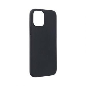 Husă din silicon pentru iPhone 13 Pro (6,1"), mată, neagră, Forcell Soft