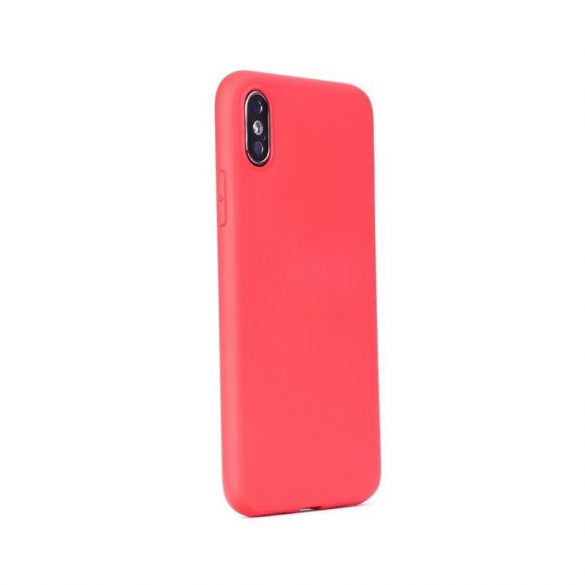 Husă din silicon pentru iPhone 13 Pro (6,1"), mată, roșie, Forcell Soft