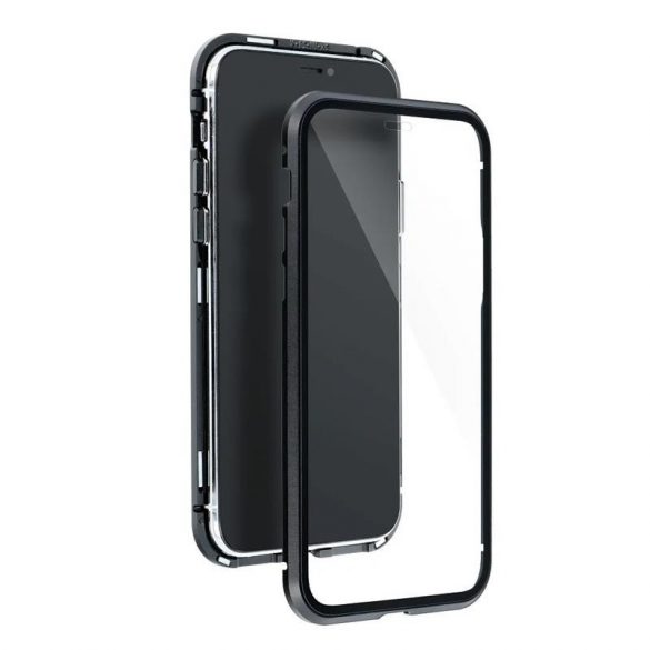 Carcasa fata + spate pentru iPhone 13 Pro Max (6.7"), magnetica, neagra, Magneto 360