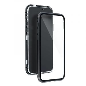 Carcasa fata + spate iPhone 13 Pro (6.1"), magnetica, neagra, Magneto 360