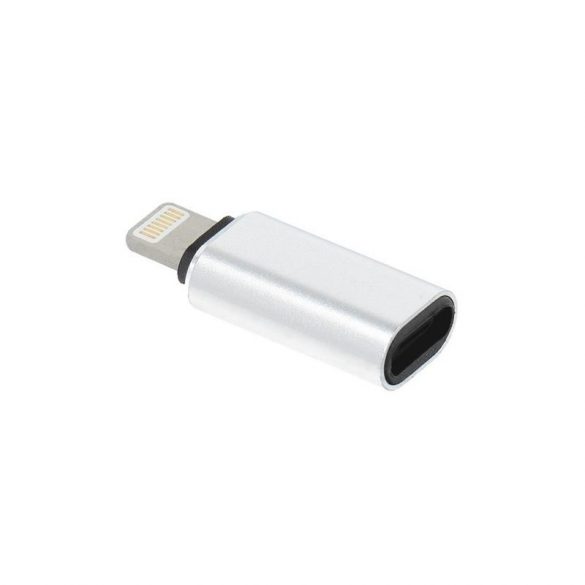 Adaptor Type-C - iPhone 8pin argintiu