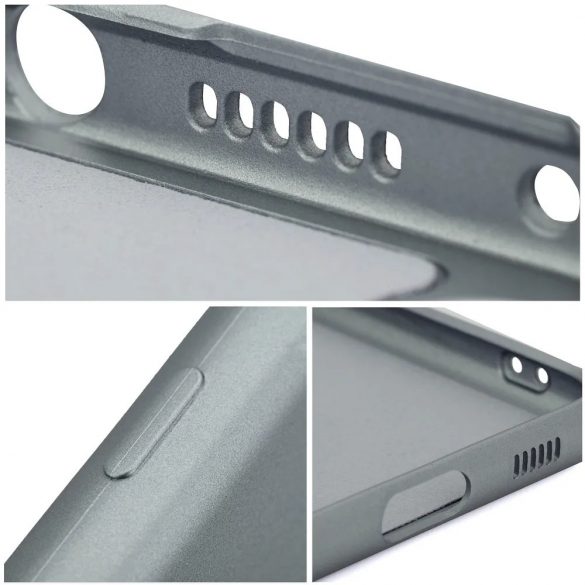 Carcasă din spate iPhone 13 (6.1"), carcasă TPU, gri, metalizat