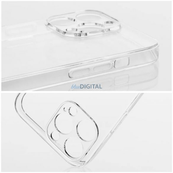 Husă din silicon Samsung Galaxy A53, transparentă, 2 mm, cu protecție pentru cameră, SM-A536, transparentă