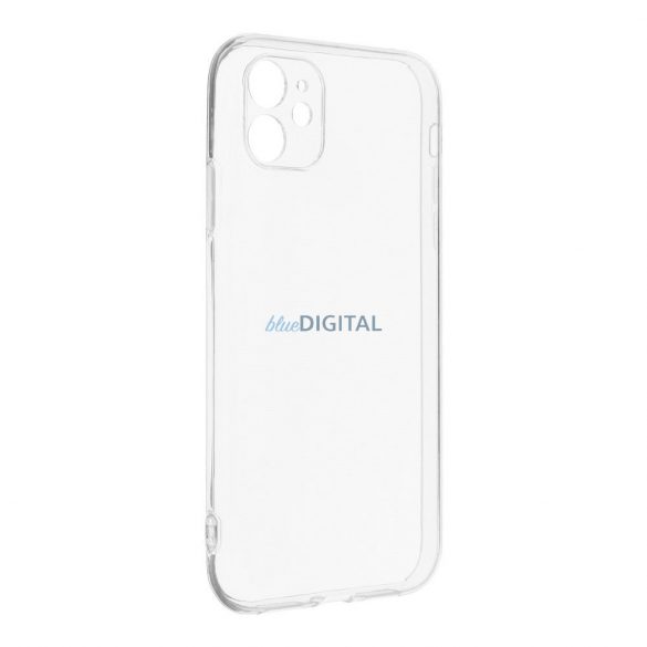 Husa din silicon pentru iPhone 11 (6.1"), transparenta, 2mm, cu protectie pentru camera, Transparenta