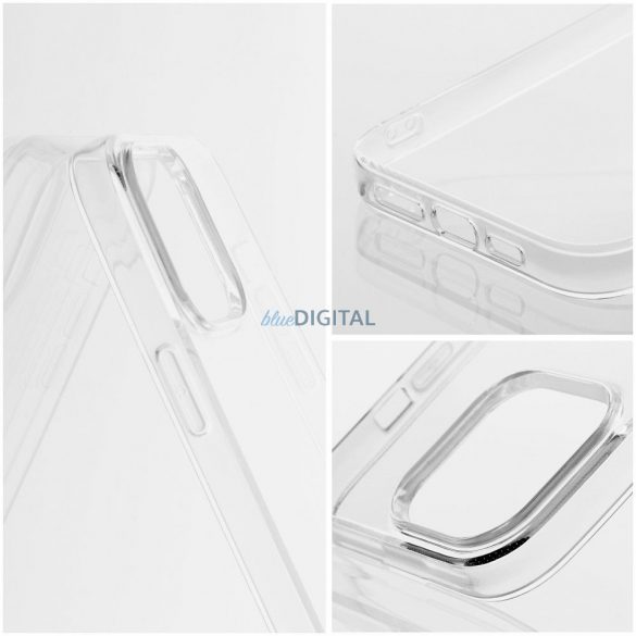 Husa din silicon pentru iPhone 11 (6.1"), transparenta, 2mm, cu protectie pentru camera, Transparenta