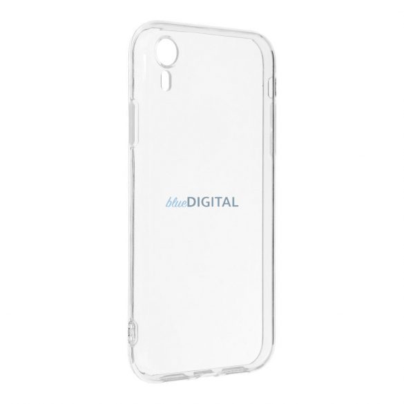 Husa din silicon pentru iPhone XR (6.1"), transparenta, 2mm, cu protectie pentru camera, Transparenta