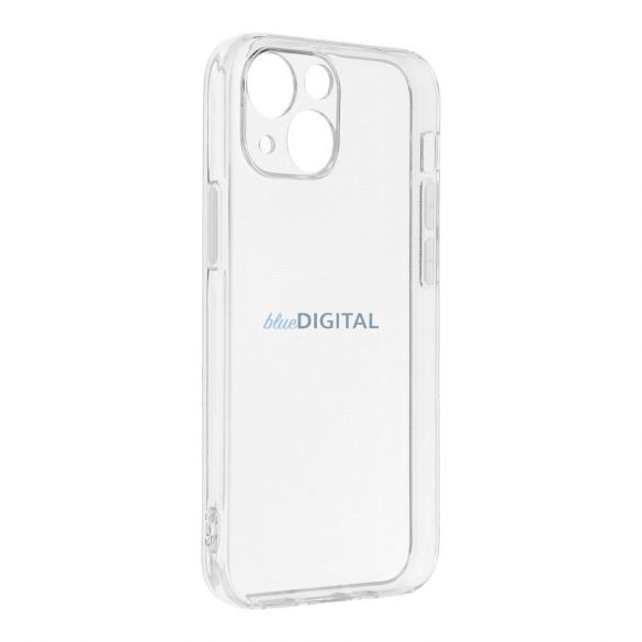 Husa din silicon pentru iPhone 13 Mini (5.4"), transparenta, 2mm, cu protectie pentru camera, Transparenta