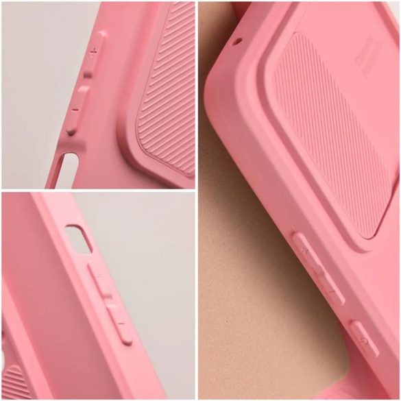 Husa spate Samsung Galaxy F23 / M23, carcasa TPU, cu protectie pentru camera, roz, SM-F236, SM-M236, Slide