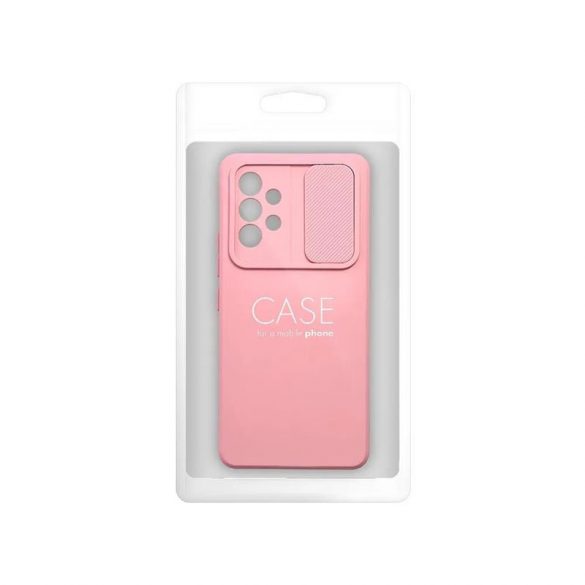 Husa spate Samsung Galaxy F23 / M23, carcasa TPU, cu protectie pentru camera, roz, SM-F236, SM-M236, Slide