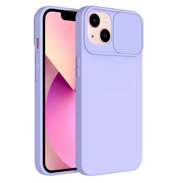 Samsung Galaxy F23 / M23 husă cu Husă spate, husă TPU cu protecție pentru cameră, violet, SM-F236, SM-M236, Slide