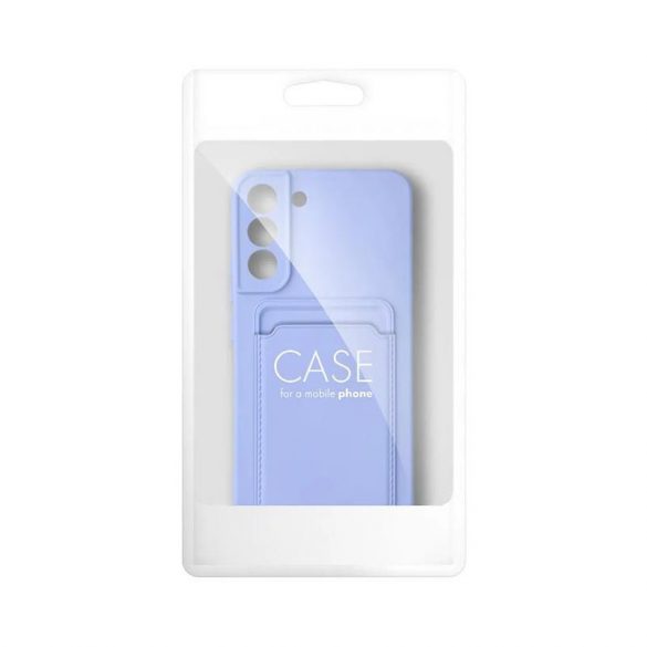 Husă din silicon Samsung Galaxy A54, carcasă din spate, card bancar rezistent, violet, SM-A546, Card