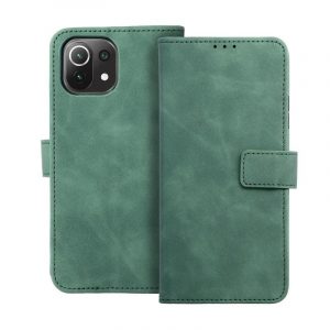 Samsung Galaxy A54 husă pentru telefon, husă carte, husă cu deschidere laterală, închidere magnetică, SM-A546, verde, Tender Book