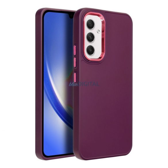 Husă spate Samsung Galaxy A54 5G, carcasă TPU, violet închis, SM-A546, cadru