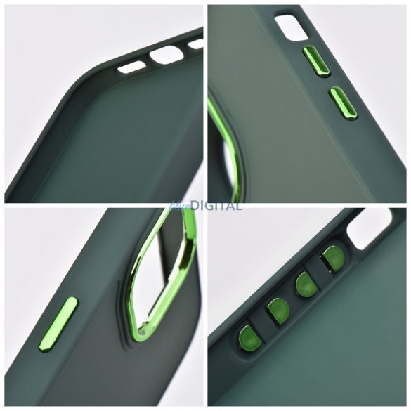 Husă spate Samsung Galaxy A14 4G/5G, carcasă TPU, verde, SM-A145, SM-A146, cadru