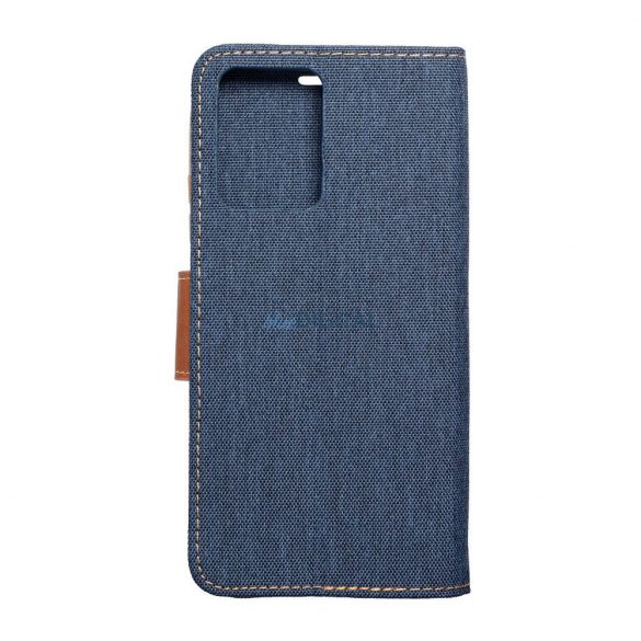 Husa pentru telefon Xiaomi Redmi Note 12 5G / Poco X5, husa carte, carcasa cu deschidere laterala, inchidere magnetica, albastra, Smart Canvas