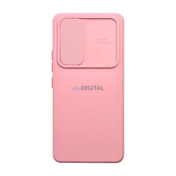 Carcasa spate Samsung Galaxy A14 4G/5G, carcasa TPU, cu protectie pentru camera, roz, SM-A145, SM-A146, Slide