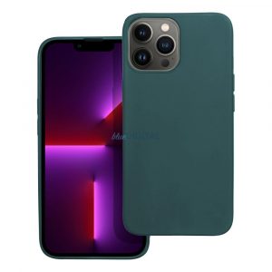 Husa din silicon pentru iPhone 15 Pro Max (6,7"), husa din spate, verde, mata