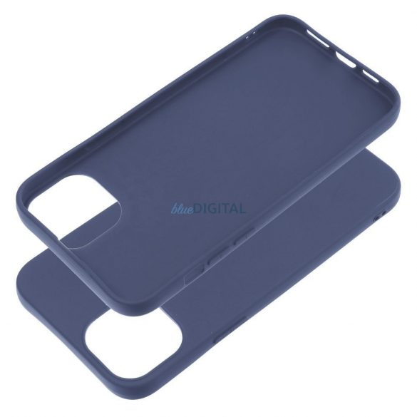 Husa din silicon pentru iPhone 15 Pro Max (6,7"), carcasa din spate, albastra, mata