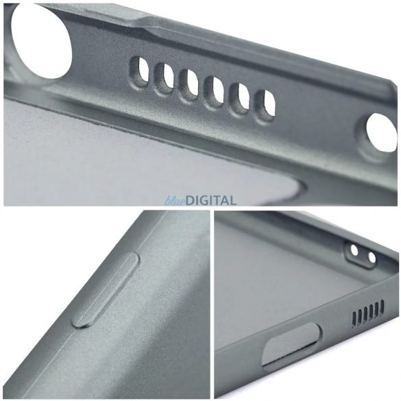 iPhone 15 (6.1") carcasă cu capac spate, carcasă TPU, gri, metalic