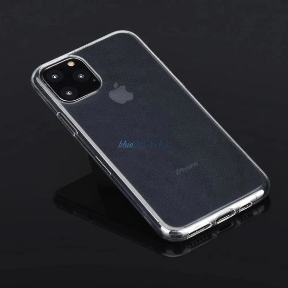 Husa din silicon pentru iPhone 15 (6.1"), transparenta, 0.5mm, Ultra subtire