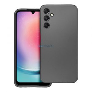 Husă spate Samsung Galaxy A25 5G, carcasă TPU, gri, SM-A256, metalică