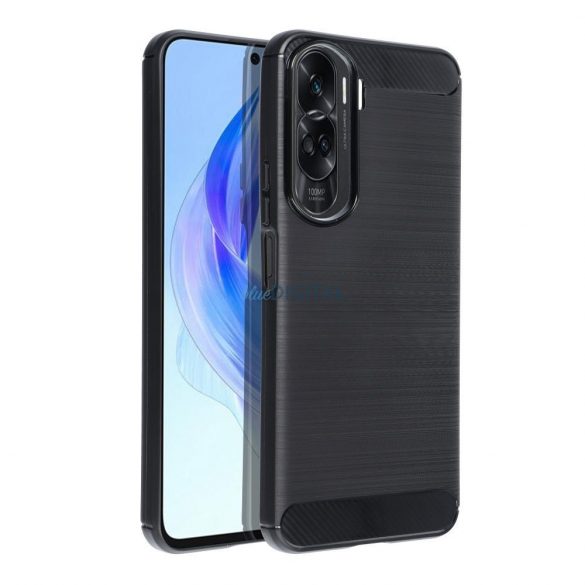 Honor 90 caz de silicon, negru, fibra de carbon