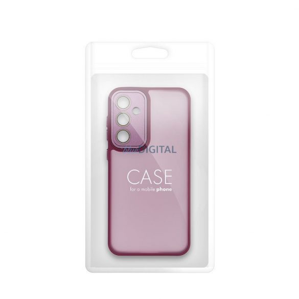 Carcasa spate Samsung Galaxy A14 4G/5G, carcasa din plastic/TPU, protectie camera, visiniu-violet, SM-A145, SM-A146, Variete