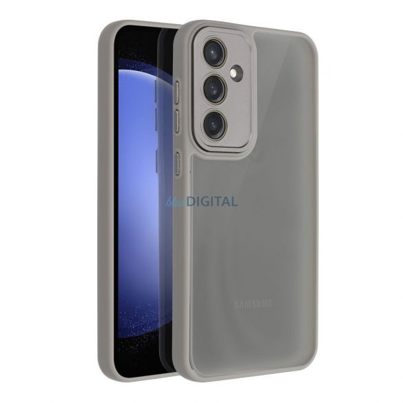 Husă spate Samsung Galaxy A14 4G/5G, carcasă TPU, protecție pentru cameră, gri, SM-A145, SM-A146, Variete