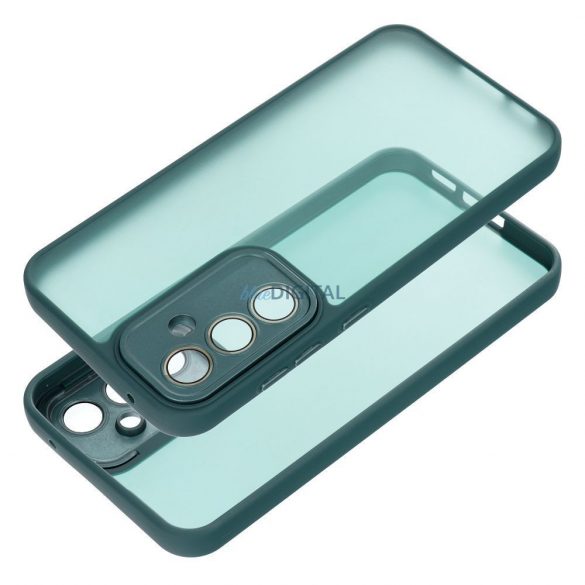 Carcasa spate Samsung Galaxy A14 4G/5G, carcasa TPU, protectie camera, verde, SM-A145, SM-A146, Variete