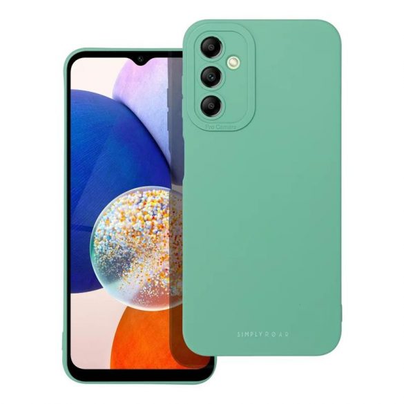 Samsung Galaxy A14 4G/5G Husă spate, Husă TPU, mată, verde, SM-A145, SM-A146, Roar Luna