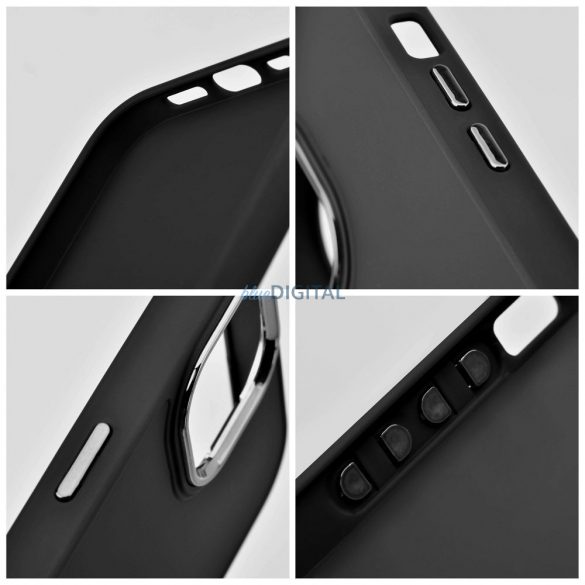 Carcasa spate Xiaomi 13T, carcasa TPU, neagra, cadru