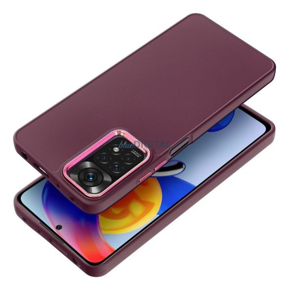 Carcasa spate Xiaomi 13T, carcasa TPU, violet inchis, cadru