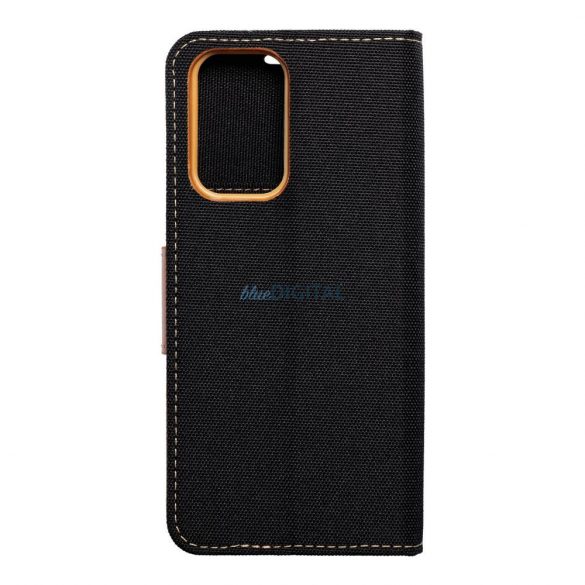 Samsung Galaxy A55 husă pentru telefon, husă carte, husă cu deschidere laterală, închidere magnetică, negru, SM-A556, Smart Canvas