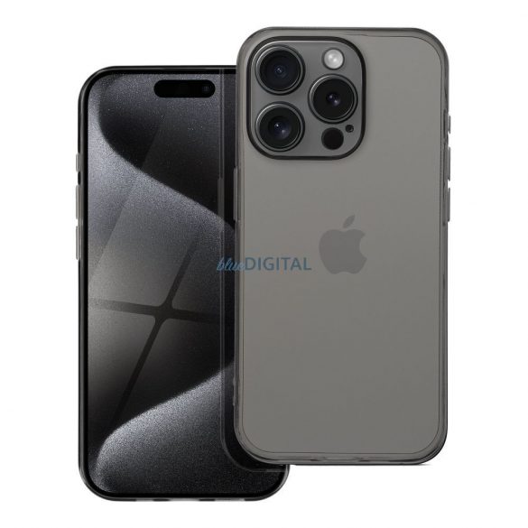 Husa spate Honor 100, carcasa TPU, protectie camera, transparent/negru, 1.5mm, Premium